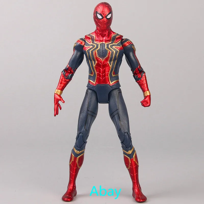 

The Avengers Spider-Man Peter Parker Superhero Exceptional Function Iron spider PVC Action Figure Toy OPP Y40