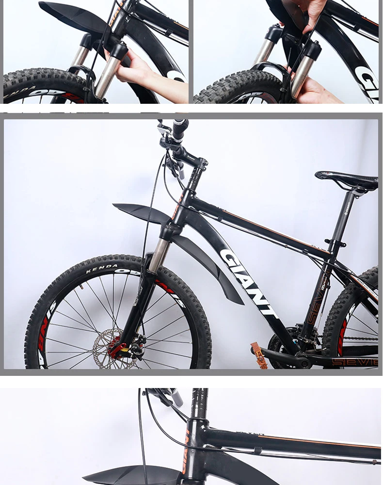Сверхлегкие велосипедные Передние Задние крылья комплекты брызговиков подходят 24-29 дюймов Горный Велосипед Брызговики велосипедные части