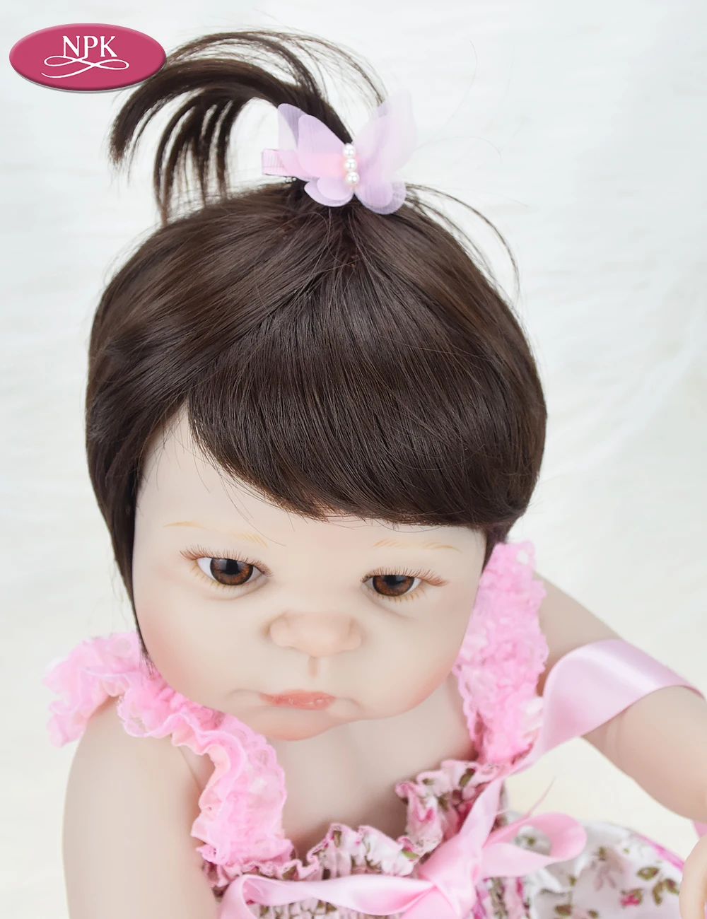 NPK Real 57CM Full Silicone Body Reborn Baby Doll Toy Lifelike Newborn Babies Fashion Princess DOll Menina Bebe Reborn Bonecas (12)