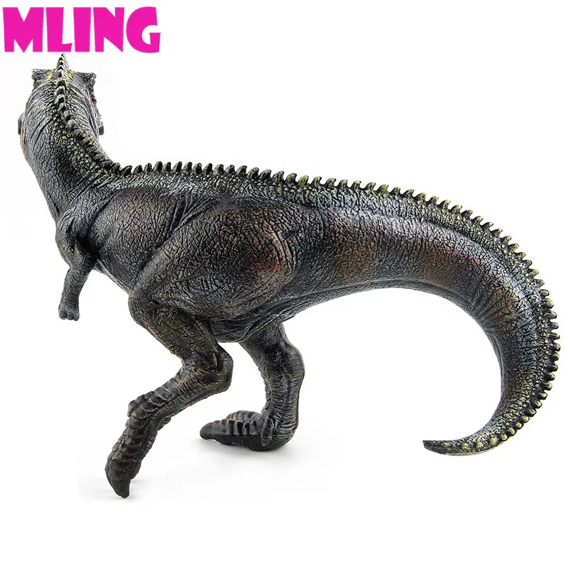 Большой размеры Giganotosaurus черный Парк Юрского периода Динозавр серии динозавры