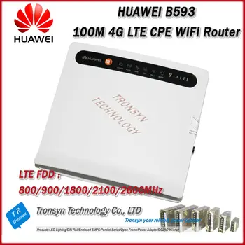 Preise Großhandel Original Entsperren 100 Mbps HUAWEI B593 4G LTE CPE Drahtlose Router Mit Sim Einbauschlitz Unterstützung B1 B3 B7 B8 B20