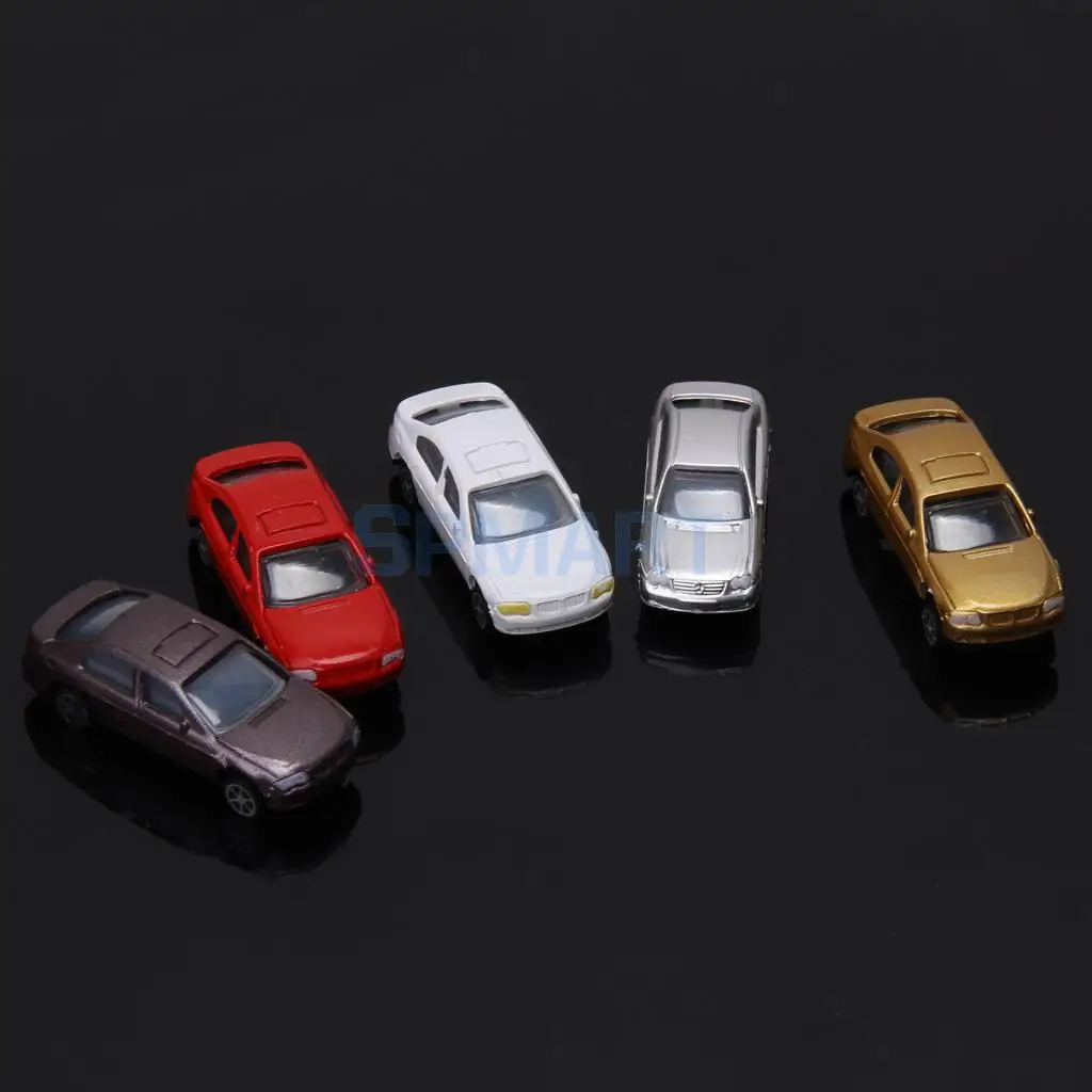 

100pcs Painted Model Cars Building Train Layout Scale HO (1 to 100) CB100-3