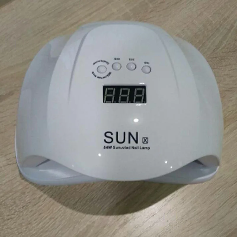 

SUN UV led SUN X 54W UV Lamp LED Ice Lamp Nail Gel Polish Dryer Manicure Drying Machine for all gel nails Art Curing lamps