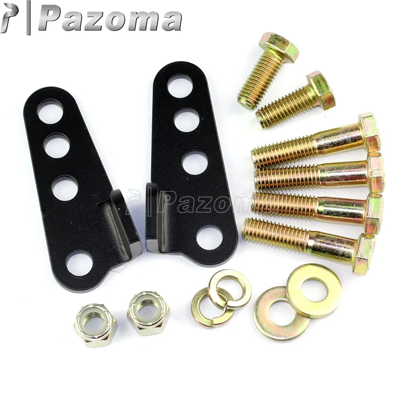 

PAZOMA Heavy Duty Metal Motorcycle Adjustable 1"- 3" Lowering Kit For Harley Touring Street Glide Road Glide 2002-2012