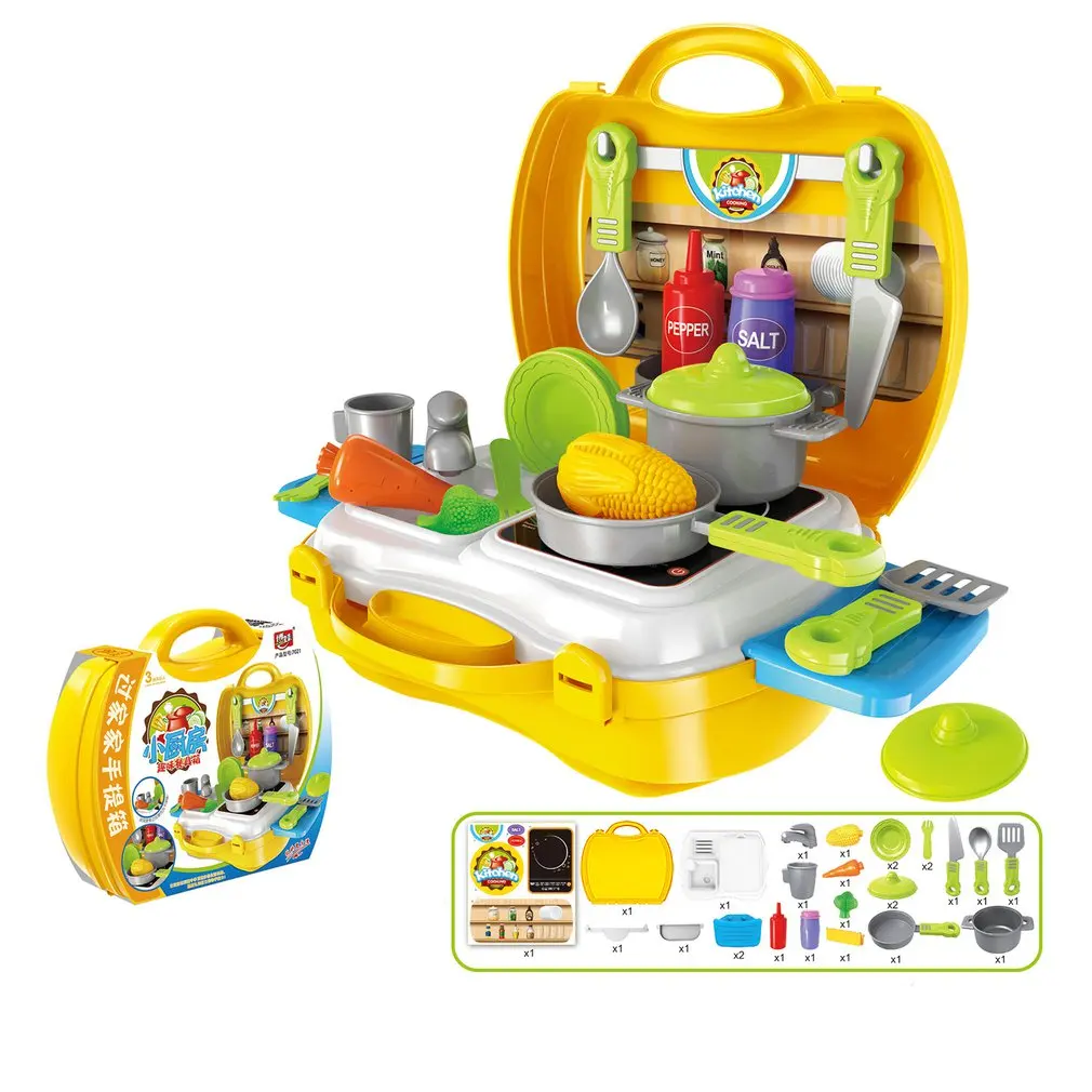 Дети ролевые игры игрушка Моделирование кухня для готовки посуда кассовый аппарат чемодан медицинская игрушка «Доктор» набор ролевых игр подарок для девочки