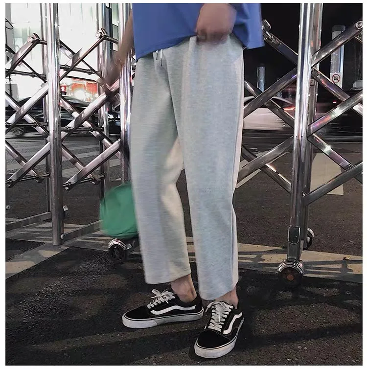 

2019 New Men's Large Size Nine Pants New Hip Hop Baggy Cotton Harem Pants Men Women Plus Size Wide Leg Trousers New Casual Pants