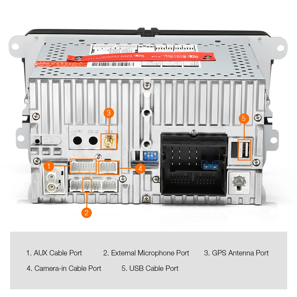 Excellent 2din Car Multimedia Player GPS WiFi Auto Radio Stereo 7" Touch Screen FM AM Video DVD Player Canbus DAB DSP Rear Camera for VW 5