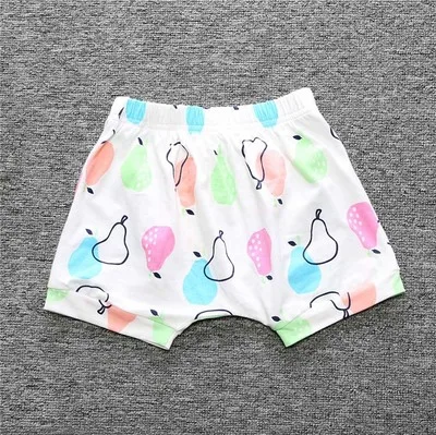 Летние хлопковые шорты для детей от 1 до 4 лет Пляжные штаны для маленьких мальчиков и девочек мягкие удобные повседневные шорты-шаровары для малышей Размер 70-110 - Цвет: Model 20