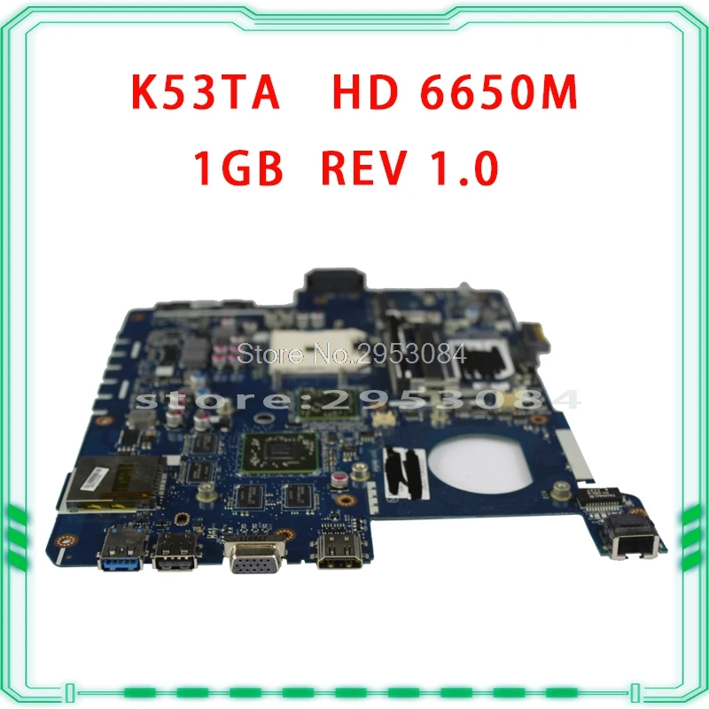  QBL60 LA-7552P mainboard For ASUS K53Z K53TA K53TK K53T X53T X53TA X53TK Laptop motherboard USB 3.0