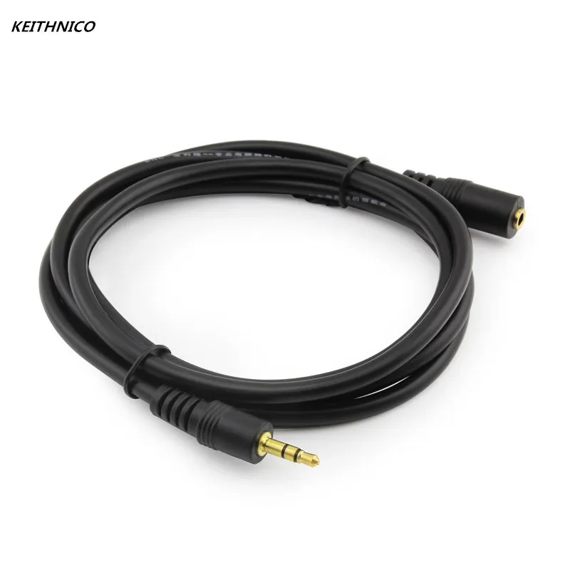 KEITHNICO 1PC 3.5 Male to Female Audio Extension Cable Line for Earphone Plug Jack Stereo Car AUX Video TV AV | Электроника