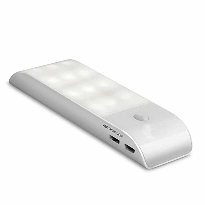 

Stick-on Portable 10 LED Wireless Motion Sensing Light Bar with Magnetic Strip,Under Cabinet Light