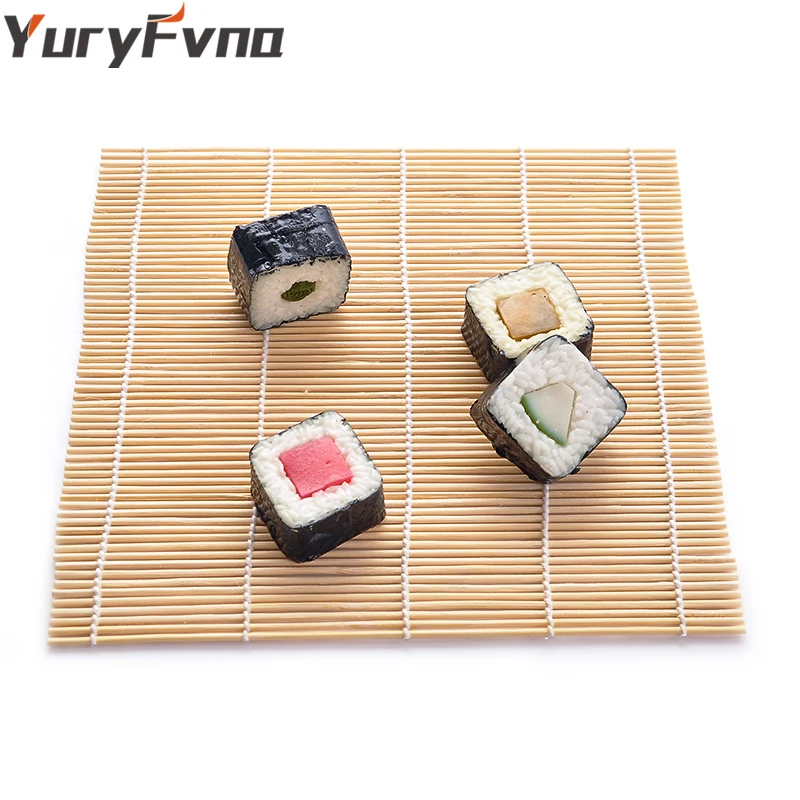 YuryFvna Бамбуковый Коврик для приготовления суши коврик Японская еда морские