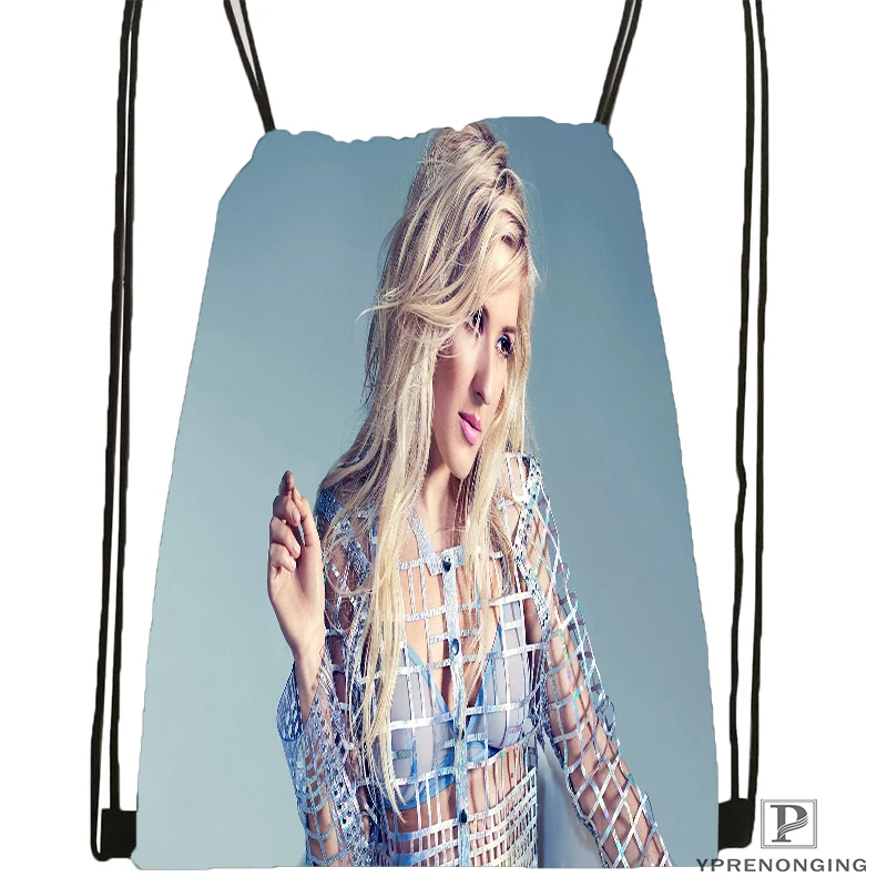 Custom Ellie Goulding Guns and Horses Drawstring Backpack Bag Cute Daypack Kids Satchel (Black Back) 31x40cm#180531-04-60 Custom Ellie Goulding Guns and Horses Drawstring Backpack Bag Cute Daypack Kids Satchel (Black Back) 31x40cm#180531-04-60