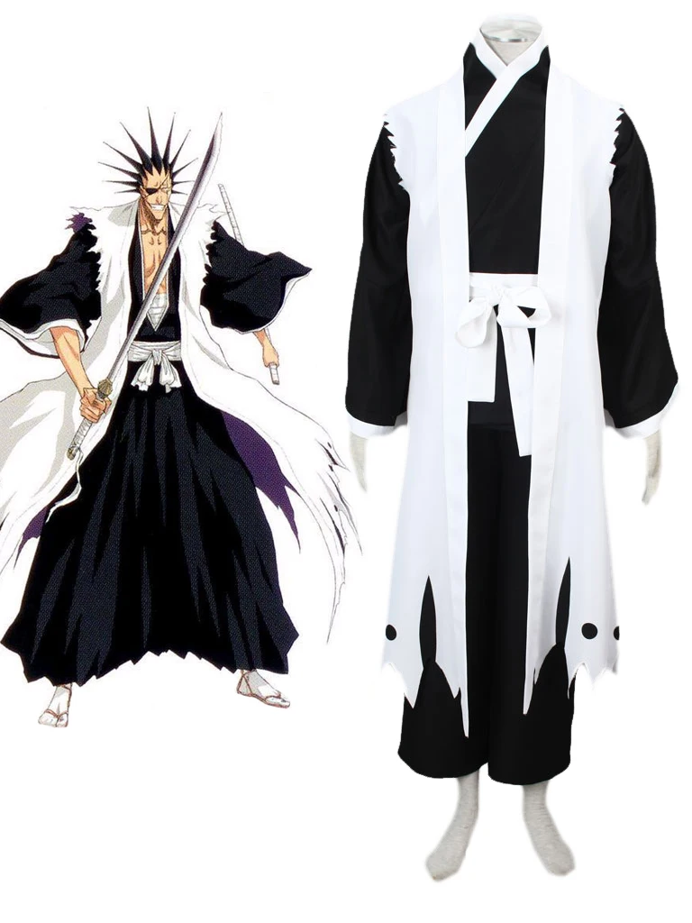 High Quality Bleach Gotei Thirteen Kenpachi Zaraki Captain of the 11th