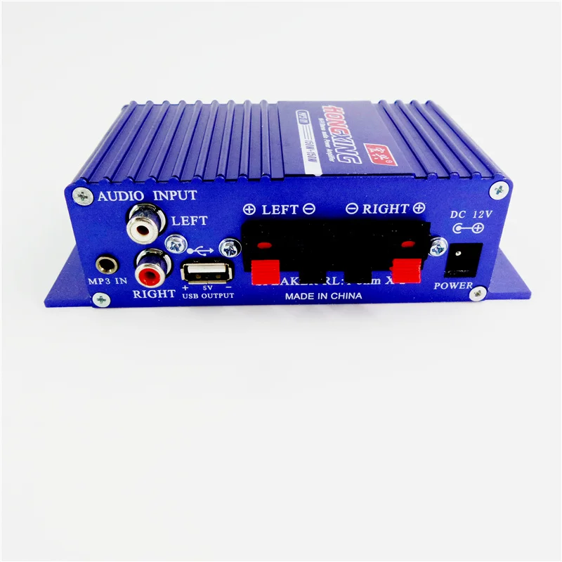 HongXing TA8251A 2 0 channel DC12V/MP3 домашний Автомобиль Мотоцикл стерео аудио усилитель