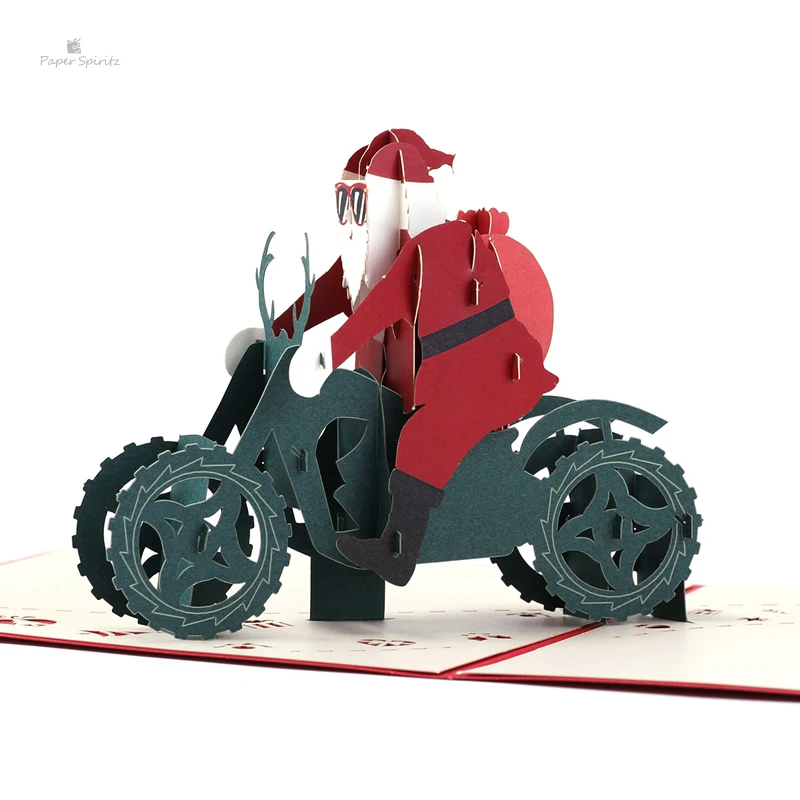 3D всплывающие рождественские подарки поздравительные открытки для вечерние приглашения на все случаи жизни