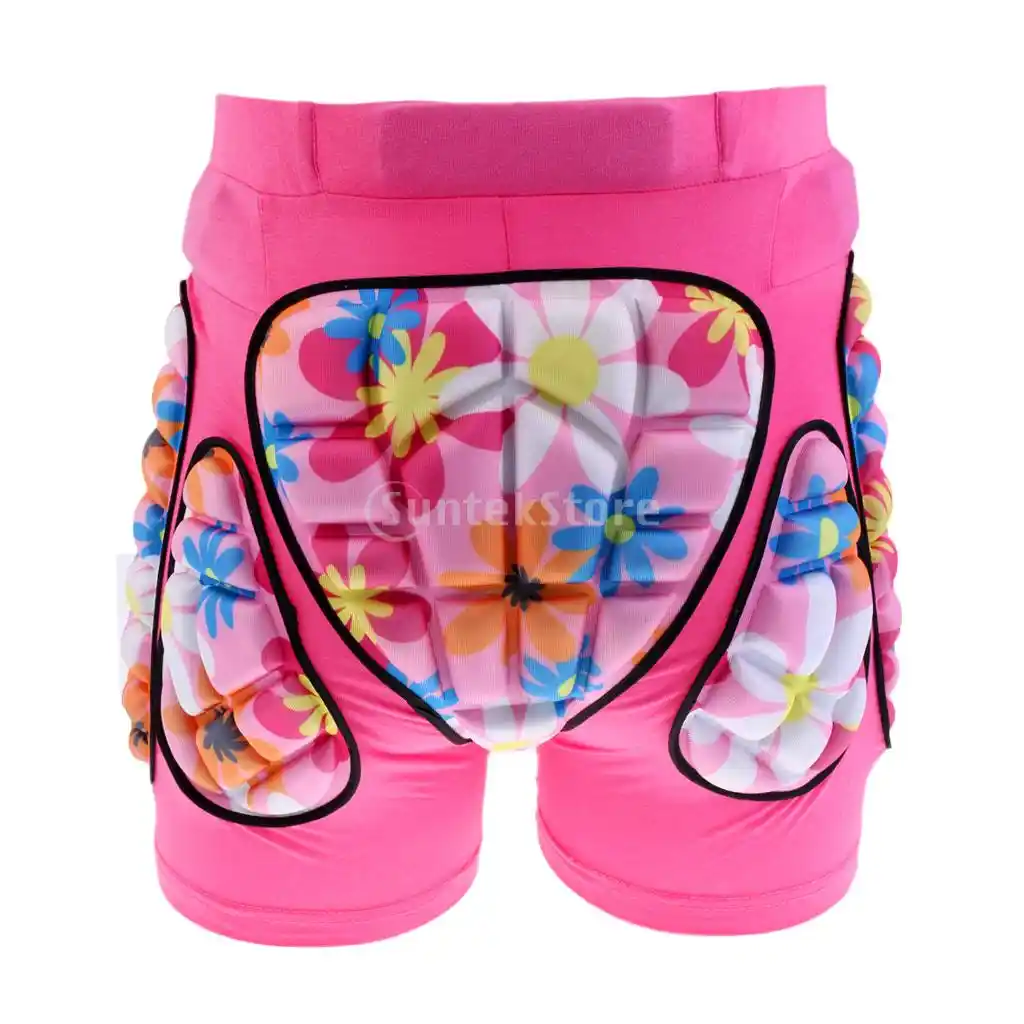 MagiDeal 1.5cm Ski Hip Butt Pad Padded Safe Shorts Protector Adjustable Wasit for Skiing Roller Skating Snowboarding