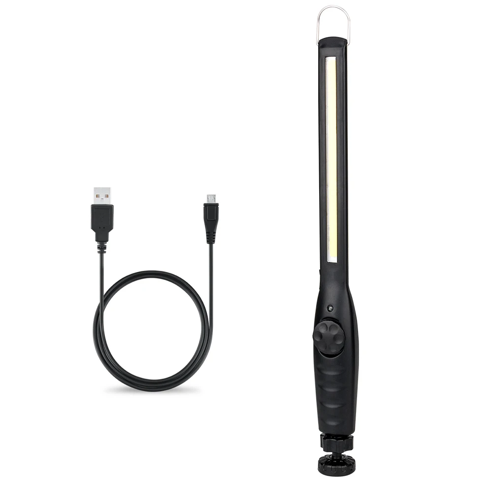 1*COB light strip led Lithium Ion Car Styling Using Touchable Night Lights Lamp USB Rechargeable COB LED Slim Work Light