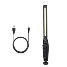 1*COB light strip led Lithium Ion Car Styling Using Touchable Night Lights Lamp USB Rechargeable COB LED Slim Work Light