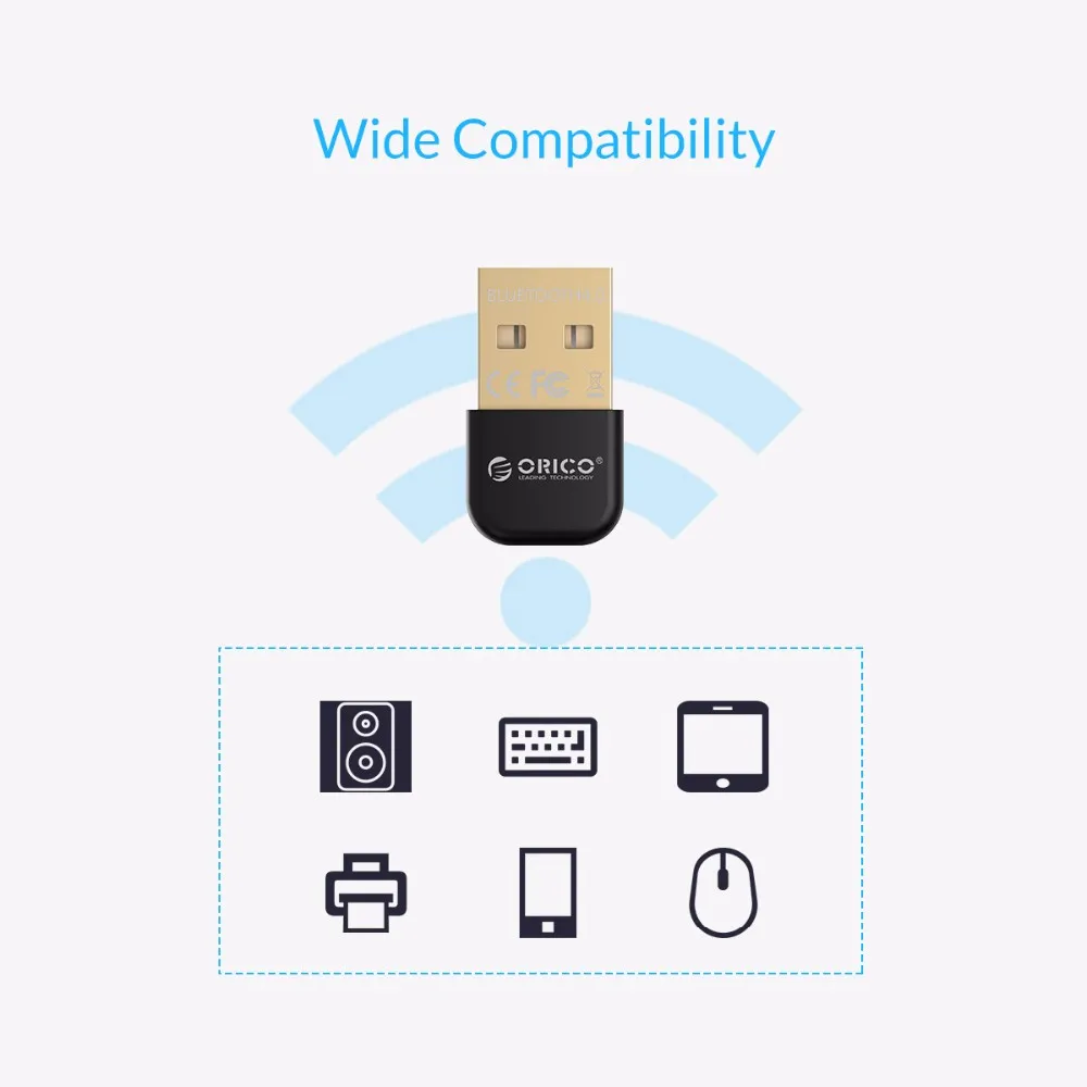 ORICO беспроводной Bluetooth 4,0 адаптер USB ключ передатчик приемник для ПК Windows динамик беспроводная мышь Bluetooth Музыка Аудио