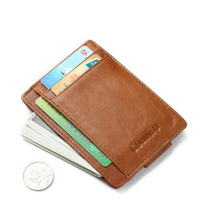 

New Fashion Women Men Wallet Blocking Money Clip Magnet Clip Ultrathin Pocket Clamp Credit Card Case Mini Creative Wallet