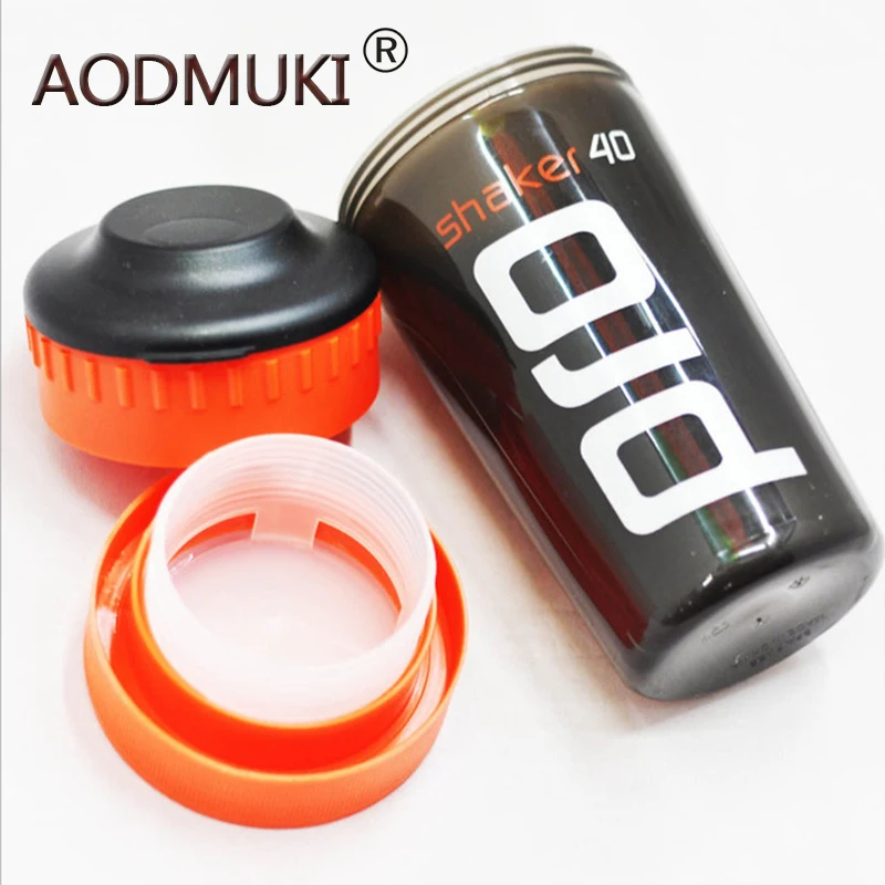 Aodmuki شاكر برو 40 مصل اللبن البروتين الرياضية التغذية خلاط خلاط اللياقة البدنية gym شاكر ل مسحوق بروتين بلدي المياه زجاجة 700 مللي