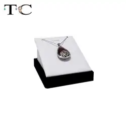 Высокого качества украшений для кулон 5 шт./лот Ожерелье подставка держатель белый и черный бархат ожерелье дисплей