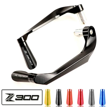 

For 2001-2019 Kawasaki Z300 Ninja 300 Lever Guards Real CNC Aluminum Alloy Hand Guard Motorcycle Brake Protector Rope Handlebar
