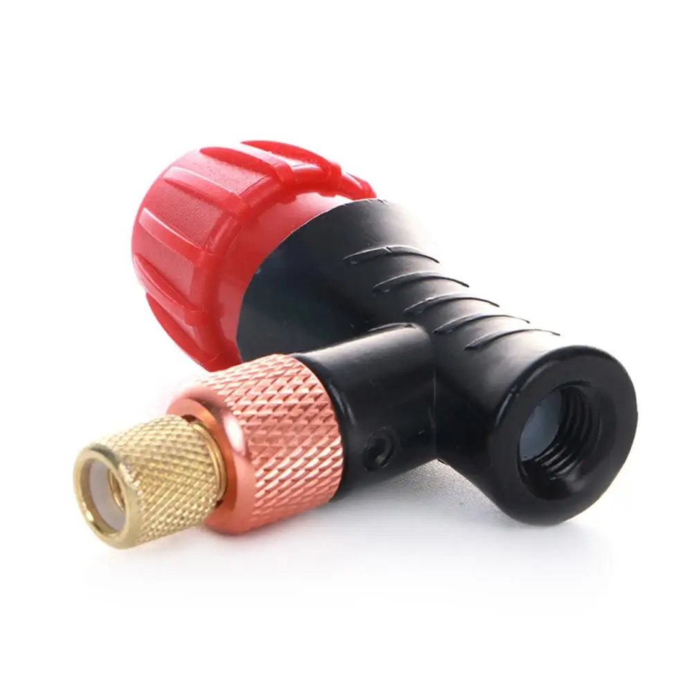 54mm Bicycle Inflator Head Nozzle Adapter For Presta Schrader Valve CO2 Pump