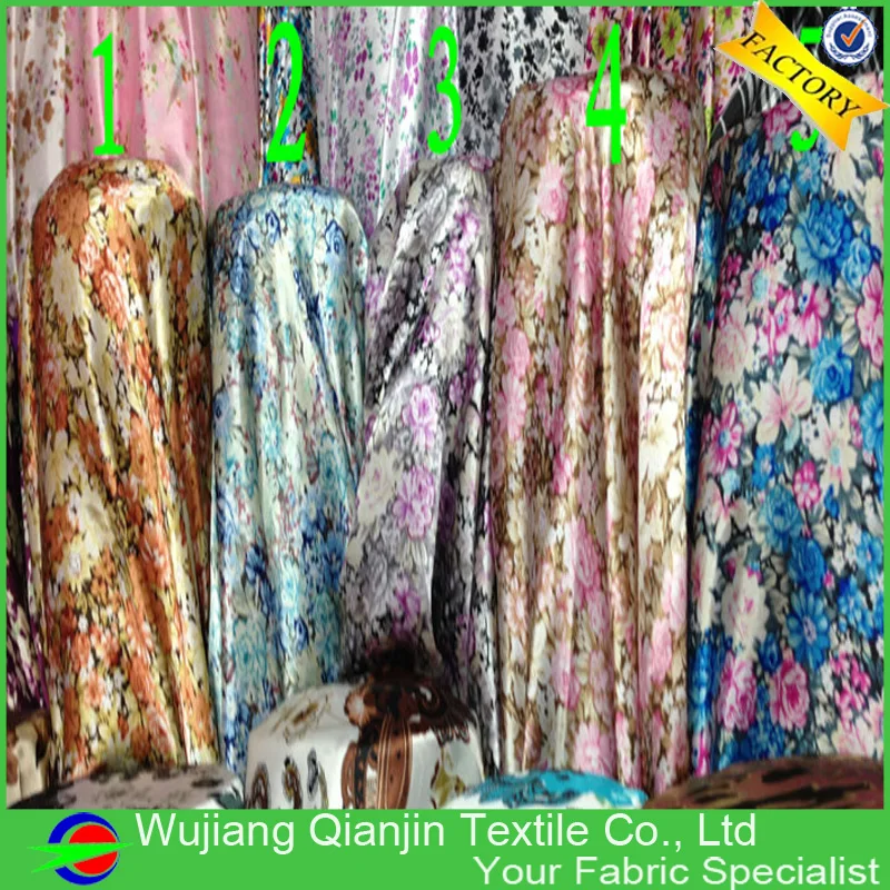 Модная Высококачественная фабричная цена 100% Полиэстеровая ткань с цветочным