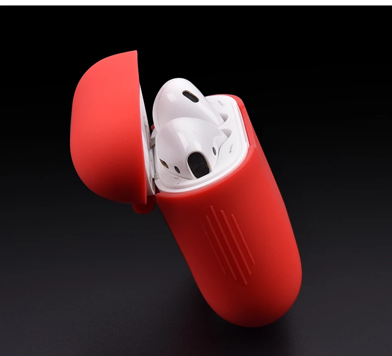 Мягкая силиконовая оболочка чехол для Apple Airpods зарядный чехол Airpod защитный чехол рукав Чехол ударопрочный чехол fundas