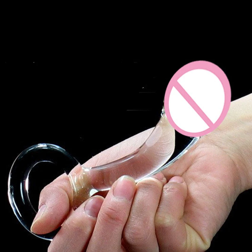 New Crystal glass dildo penis anal plug butt plug anal dildo Glass Anal sex toys for men vaginal balls gay beads adult