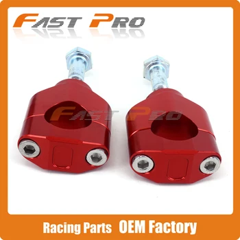 

1 1/8" Billet HandleBar Fat Bar Risers Mount Clamp For HONDA CR125R CR250R CRF250R CRF450R CRF450L CRF450RX CRF250X CRF450X