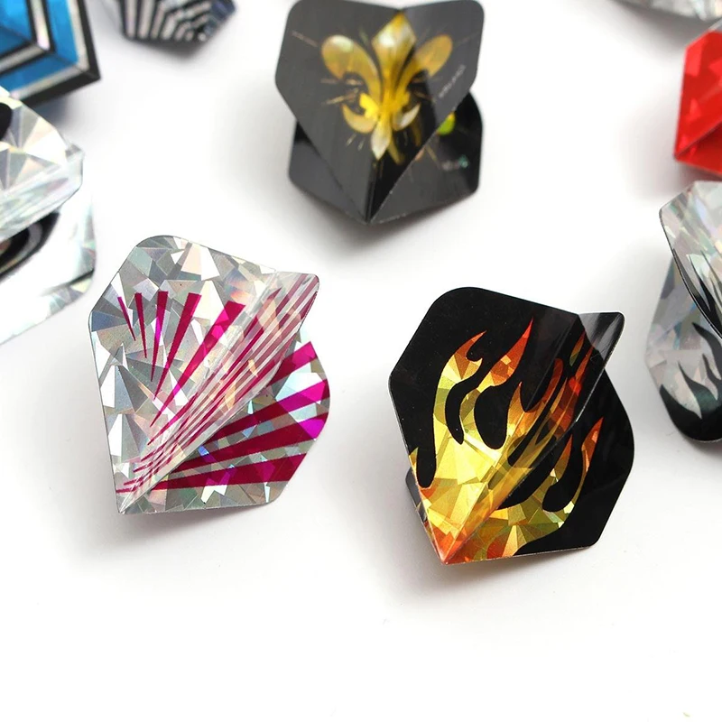 Профессиональный 20 шт 2d Bling оперение для Дротика несколько стилей хороший