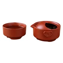 Китайский Чай горшок чашка фиолетовый комплект глины Чай горшок кружка Zisha путешествия кунг-фу чашки и кружки чайник