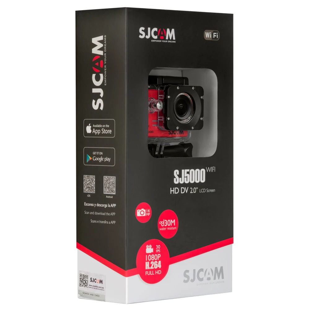 Экшпосылка камера SJCAM серия SJ5000 и WiFi Notavek 96655 Sport DV 2 0 LCD водонепроницаемая в