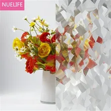 Небольшой ледяной кристалл узор Электростатическая стеклянная пленка для ванной комнаты балкон перемещенные двери и окна офисное уединение Непрозрачное окно пленка