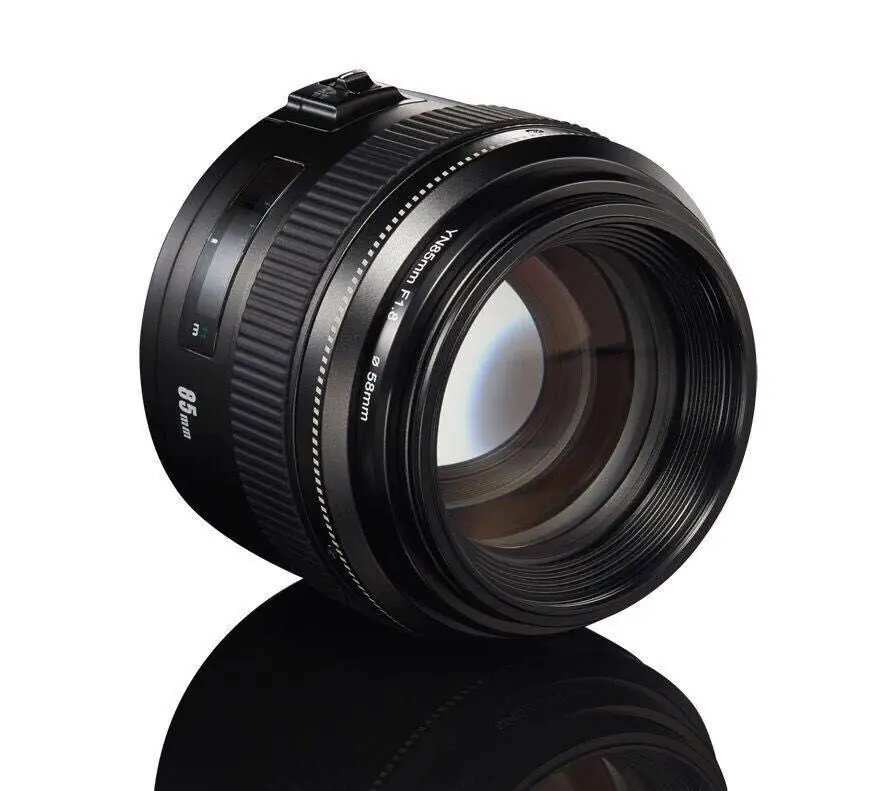 YONGNUO YN85mm F1.8 объектив камеры для Canon EF крепление EOS 85 мм AF/MF Стандартный Средний Телеобъектив Объектив с фиксированным фокусным расстоянием