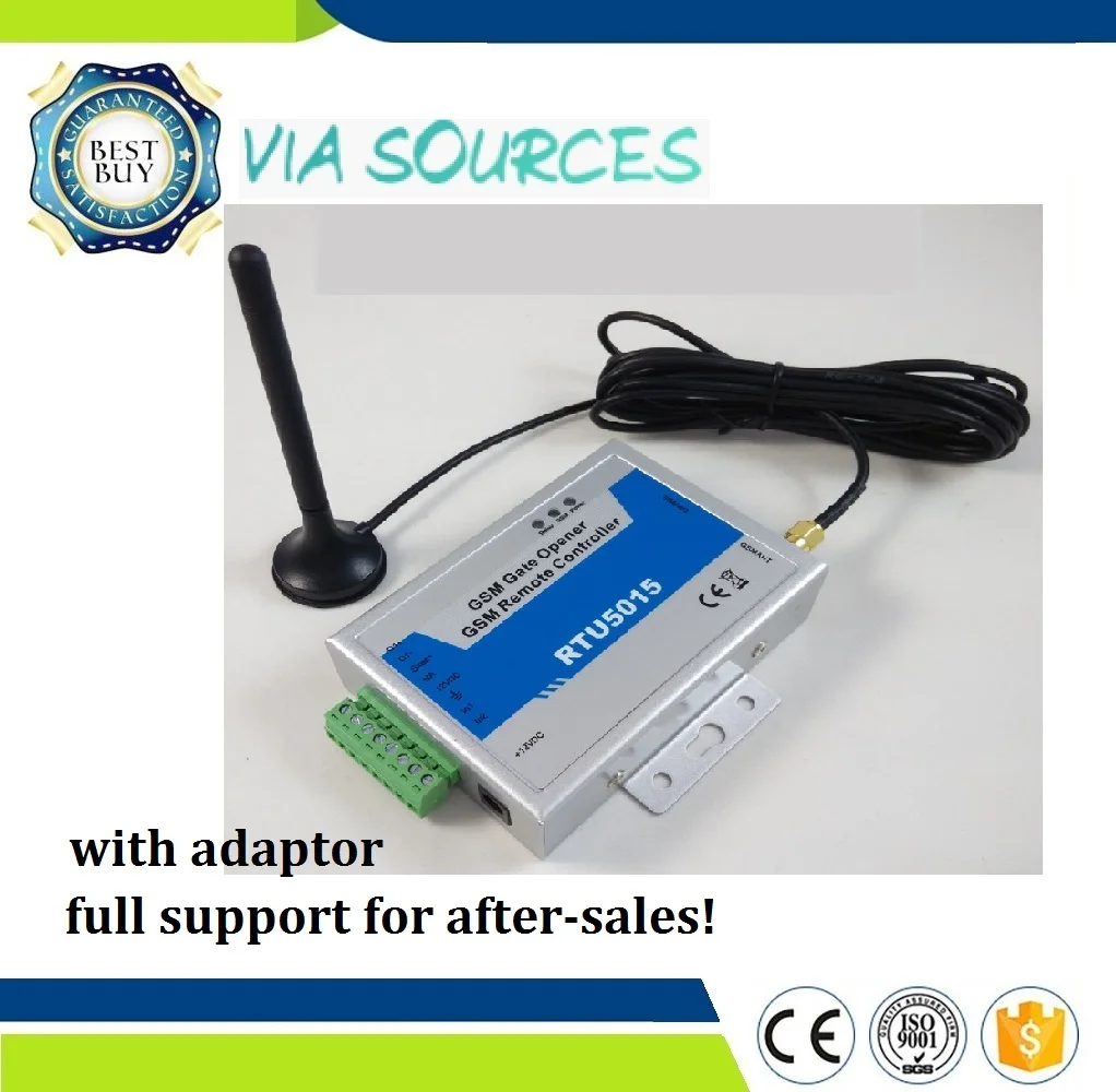 

GSM Gate Opener 2Digital Input 1 Relay Out Mobile Phone Control Andriod APP Caller ID Access Door Lock King Pigeon RTU5015