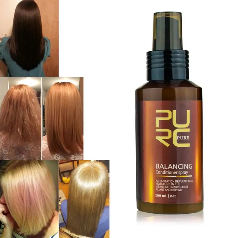 

1PC PURC Balancing Conditioner Spray Anti-Static Replenishes Moisture Argan Oil