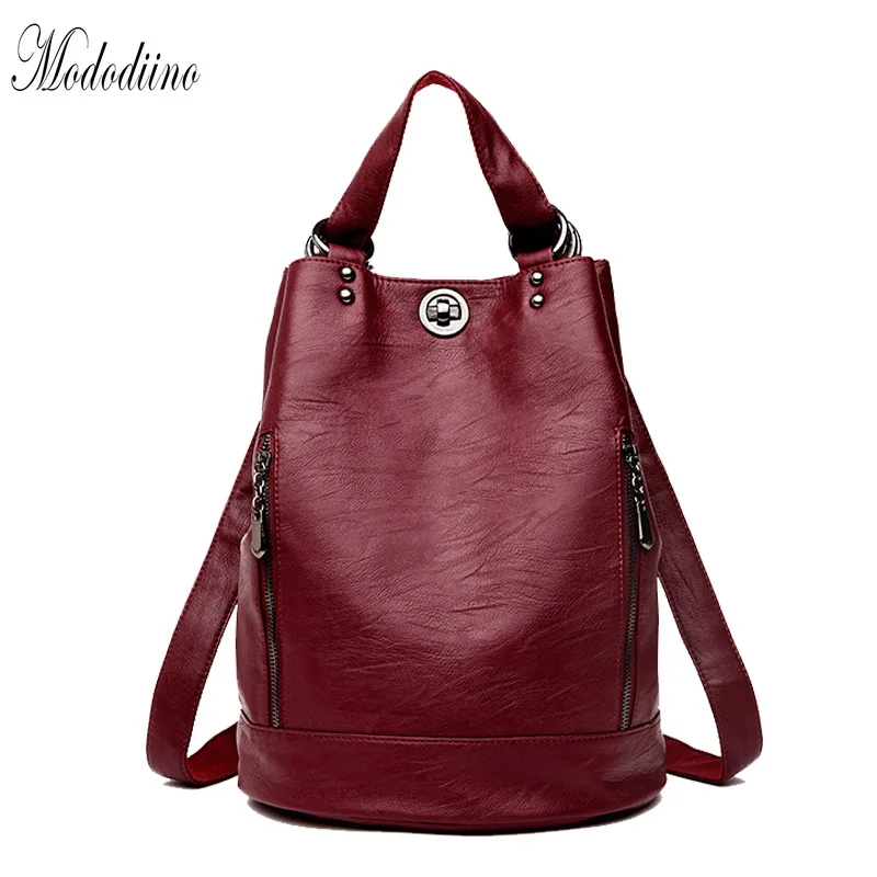 Mododiino, женский кожаный рюкзак, рюкзак для путешествий, сумка на плечо для женщин, сумка, женский рюкзак, школьная сумка для девочек-подростков, DNV1138