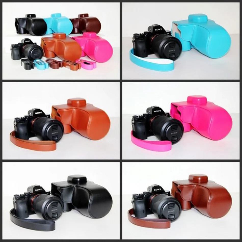Чехол из искусственной кожи для камеры Sony ILCE-7R A7R (28-70) защитный чехол