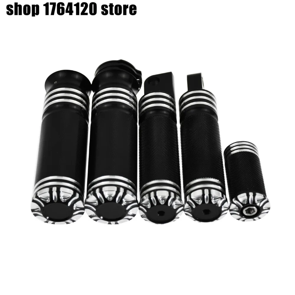 

Motorcycle HandleBar Handgrips &Foot Peg & Shifter Peg Aluminum For Harley Touring Sportster Dyna Softail VRSC