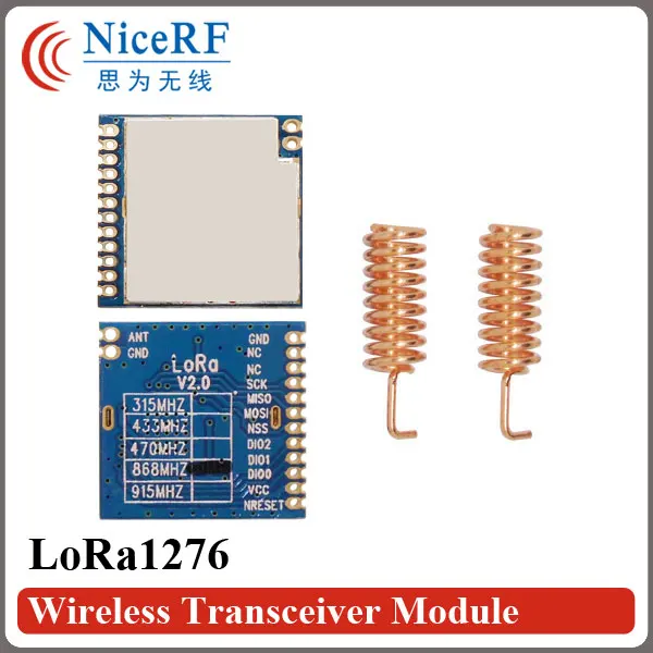 2 шт. LoRa1276 LoraTM 20dBm 100 мВт SX1276 SPI интерфейс-139dBm чувствительность 4 км на большое расстояние 868 МГц радиочастотный передатчик и приемник