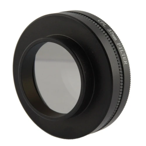 Для GoPro аксессуары 37 мм CPL фильтр круговой поляризатор фильтр объектива с крышкой для GoPro Hero 3+ 3 Угол обзора: 135~ 170 градусов