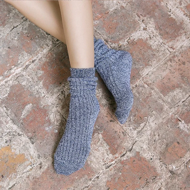 Осень-зима, новые толстые носки, ворсовые носки унисекс для мужчин и женщин, Harajuku, мужские и женские носки, Calcetines Mujer Meias