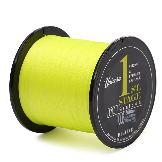 yellow 500 м SeaKnight бренд лезвие серии хорошее качество Япония ПЭ плетеная леска Multifilament Рыбная леска веревка 8 10 20 30 40 60LB - Цвет: yellow