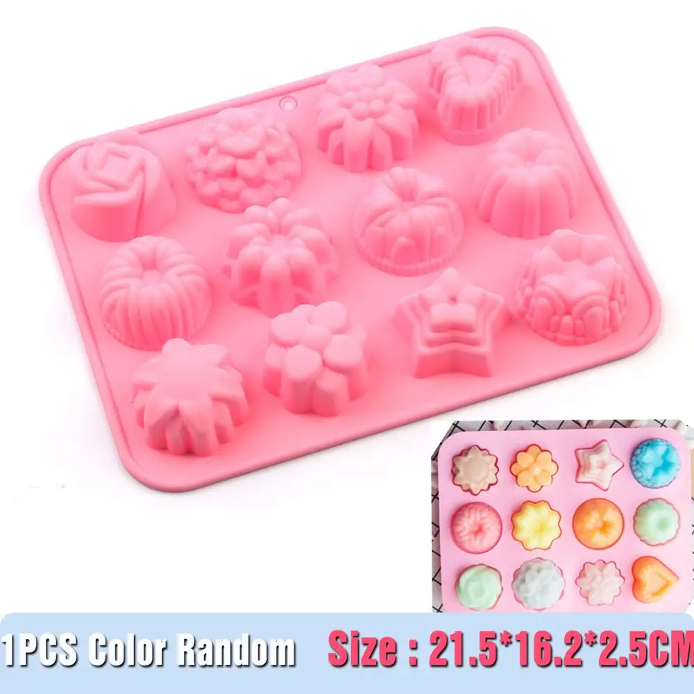Christmas Series Silicone Cake Mold 3D Soap Mold Bakeware DIY Chocolate Jelly 