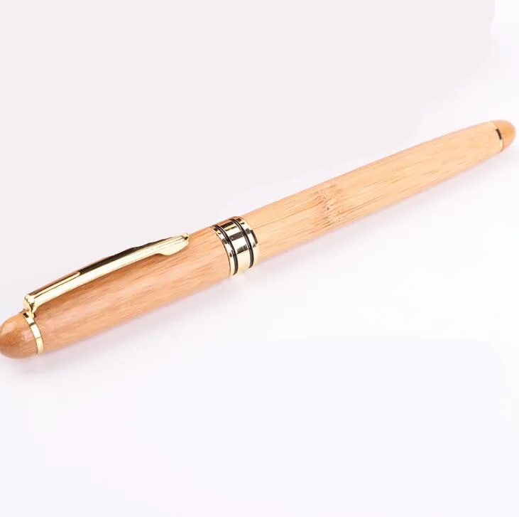 1 шт.. Высокое качество бамбуковая авторучка широкая заглушка Зубило-заостренный наконечник 0,5 мм Художественный письменный инструмент для
