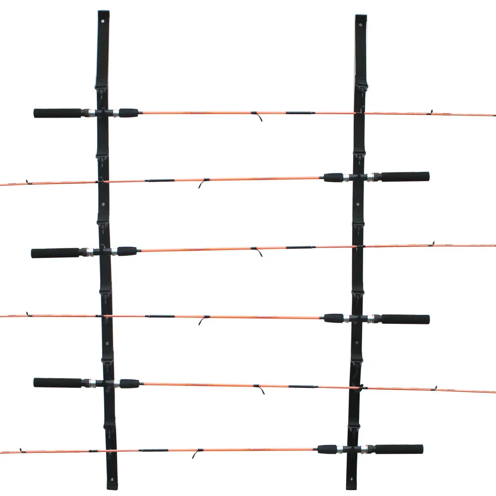 

Ceiling Fishing Pole Rack Storage Fishing Mount Horizontal Pole Holder Organizer - NO FISHING POLE